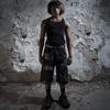 Black Chrome Jorts