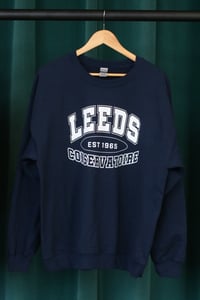 Image 3 of Leeds Conservatoire Varsity Sweatshirt- Navy