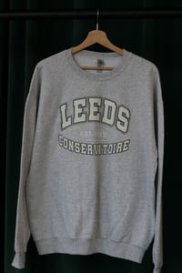 Image 4 of Leeds Conservatoire Varsity Sweatshirt - Grey