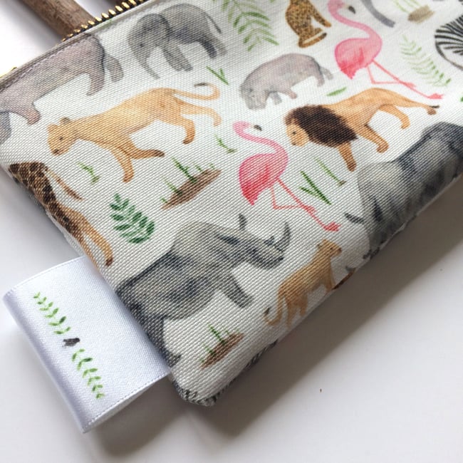 Safari Large Pouch Elena O'Neill Illustration