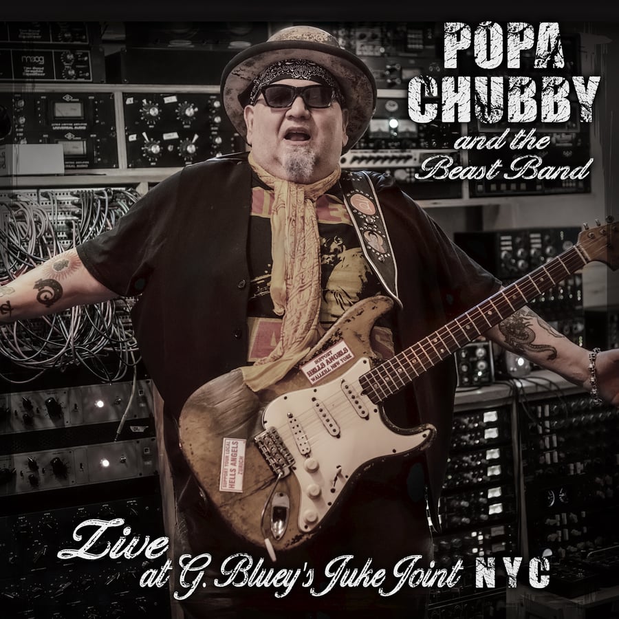 Image of Popa Chubby and the Beast Band "Live at G. Bluey's Juke Joint NYC" - Double CD 