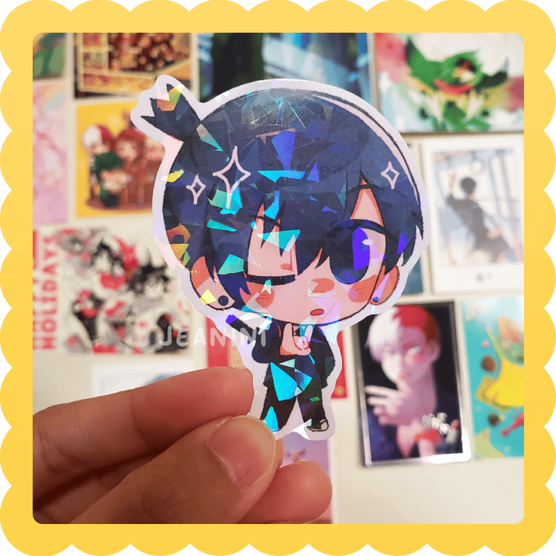 Image of aki ✨ waterproof vinyl sticker