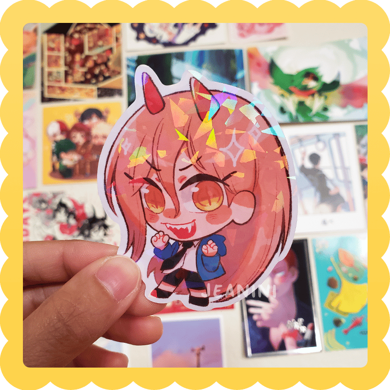 Image of power ✨ waterproof vinyl sticker