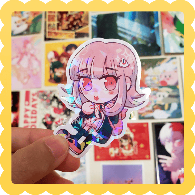 Image of chiaki nanami ✨ waterproof vinyl sticker