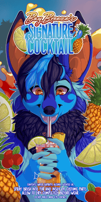 Image 1 of Fursuit Spray: Baybreeze's Cocktail 