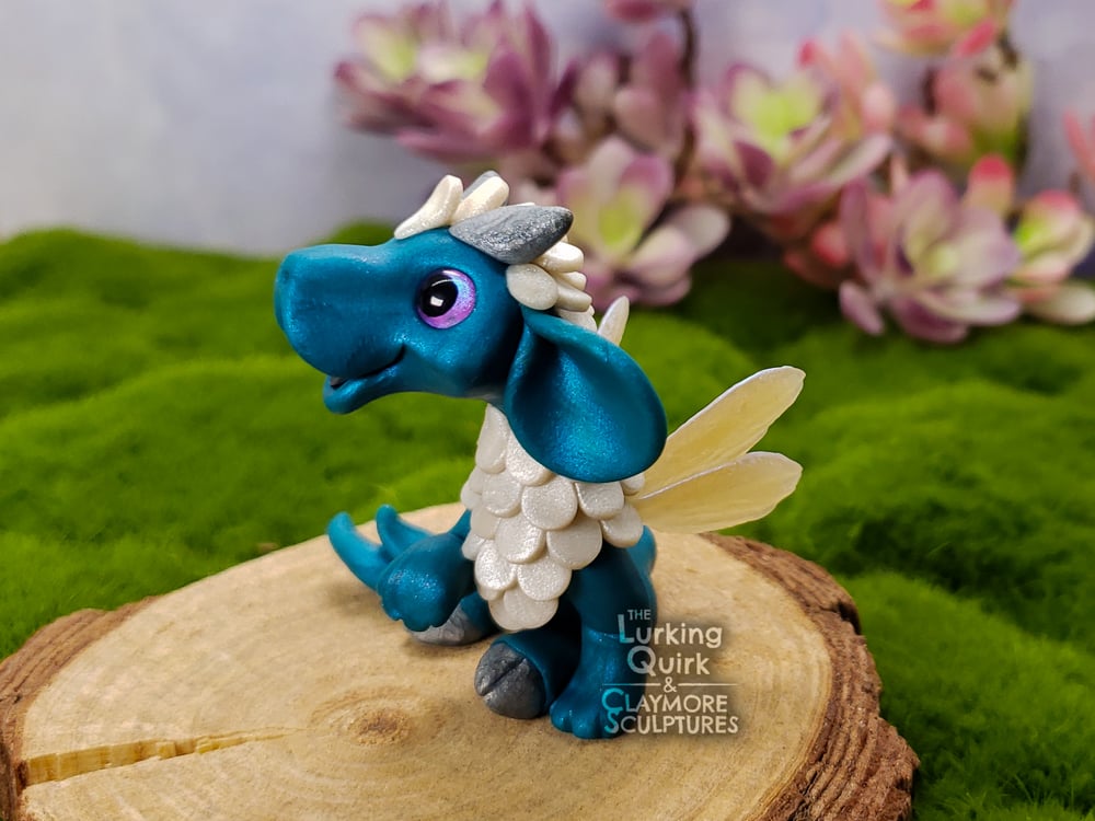 Blue Fairy Chimera- Polymer Clay Sculpture