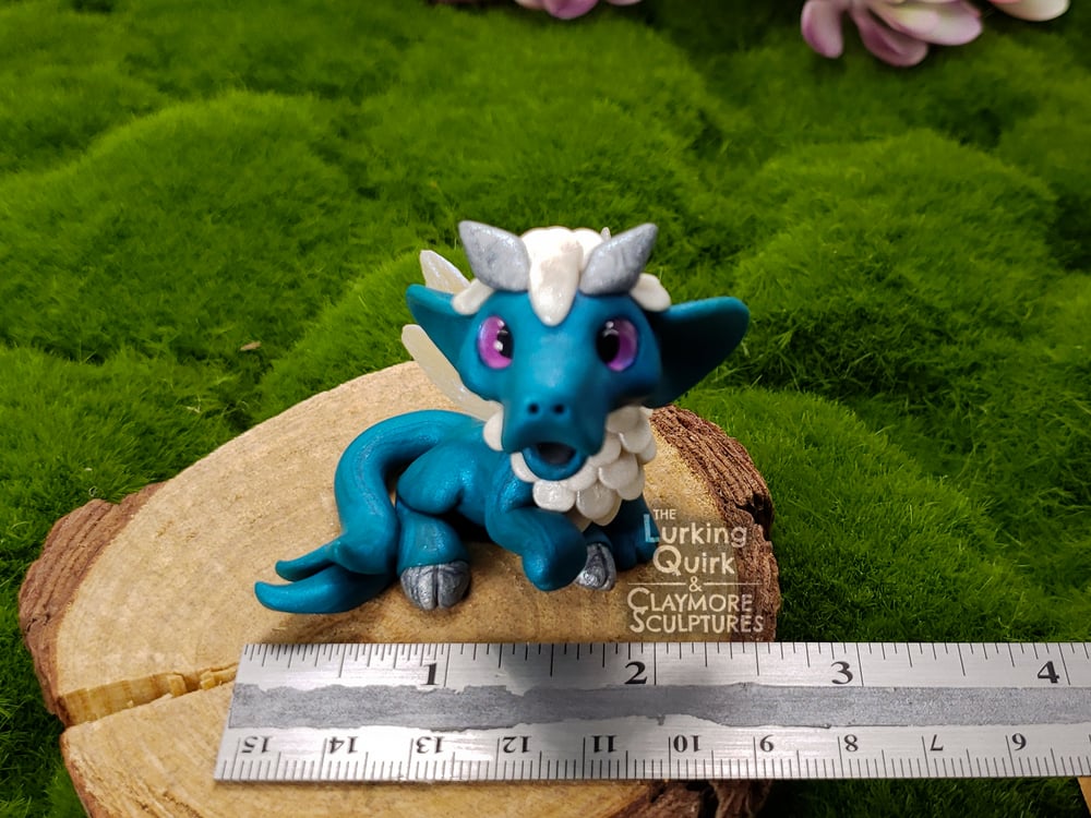 Blue Fairy Chimera- Polymer Clay Sculpture