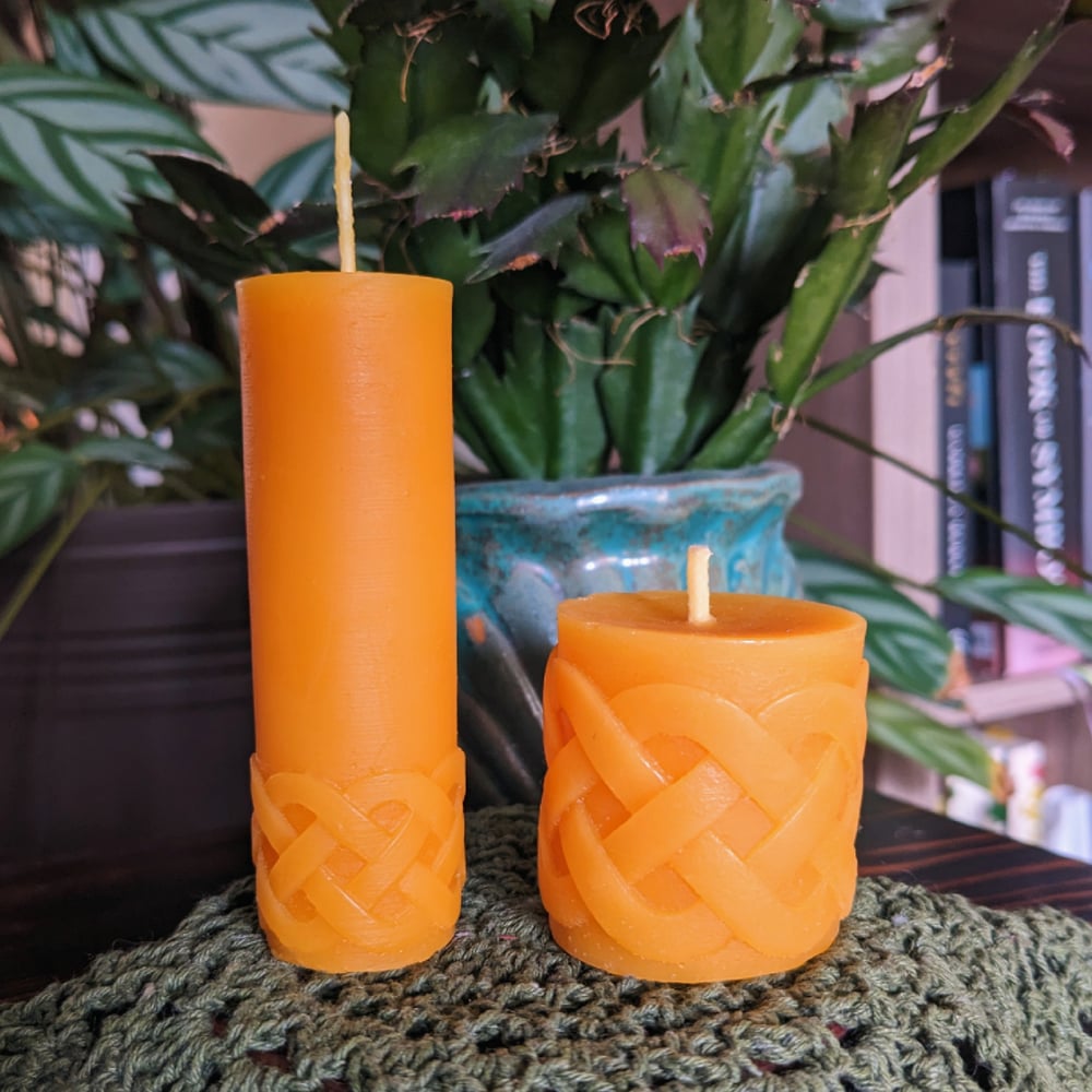 Image of Celtic Knot Candle Set