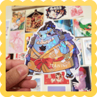 Image 1 of jimbei ✨ waterproof vinyl sticker