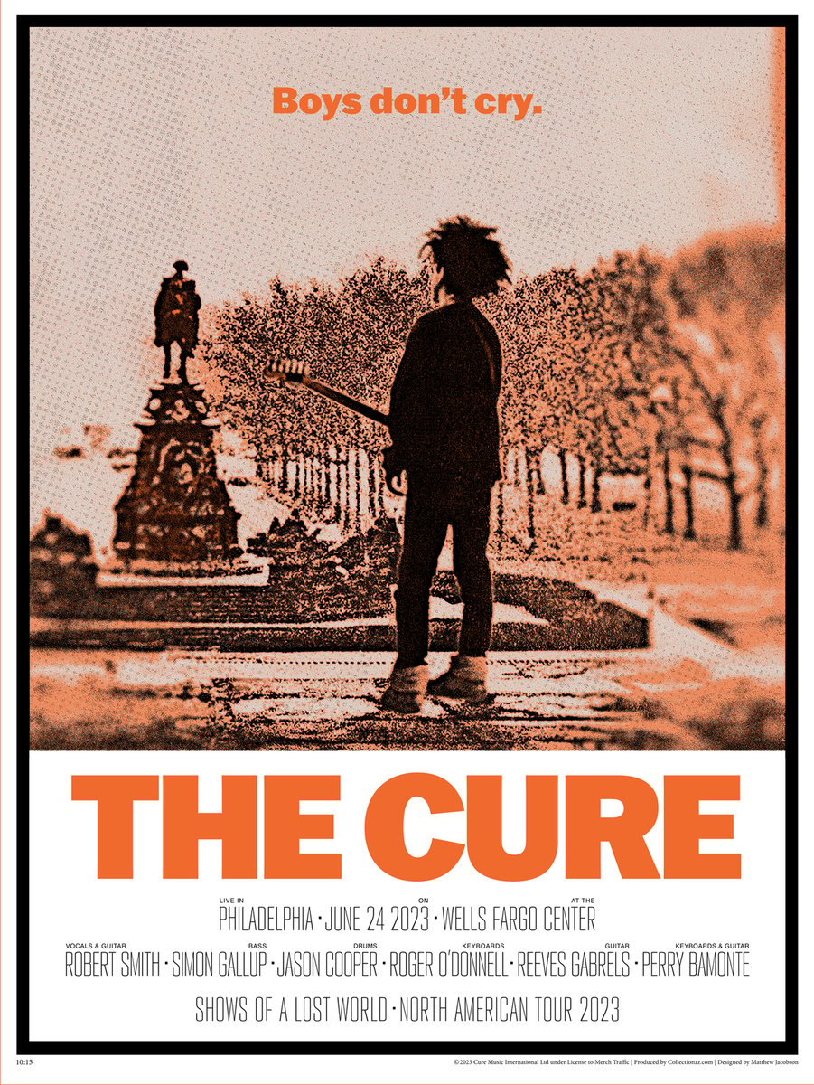 Matthew Jacobson — The Cure, Philly 1st Edition (Orange)