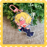 Image 2 of sanji ✨ holographic acrylic charm