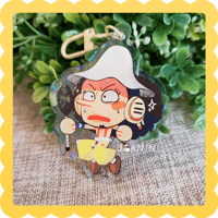 Image 2 of usopp ✨ holographic acrylic charm