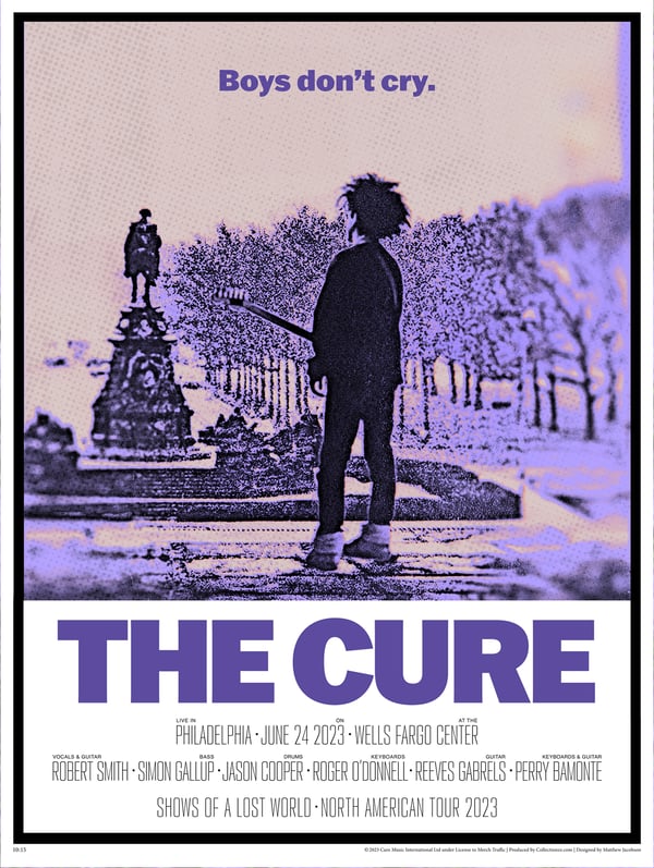 Image of The Cure, Philly 2nd Edition (Purple)