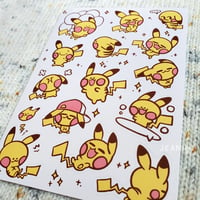 Image 2 of too many pikas ✨ waterproof vinyl sticker sheet