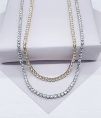 18k Tennis necklace 