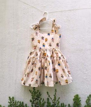 Image of Beary Cute Twirl Dress 5/6 years