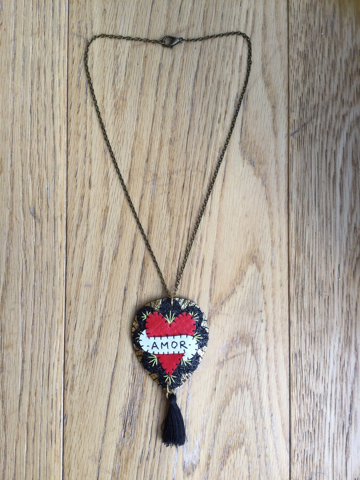 Image of AMOR Mexican Necklace