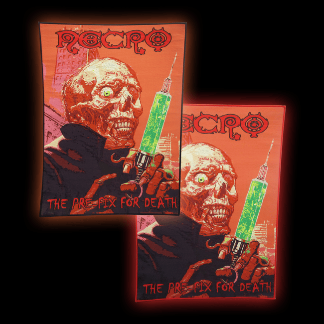 Necro - The Pre-Fix For Death Woven Back Patch