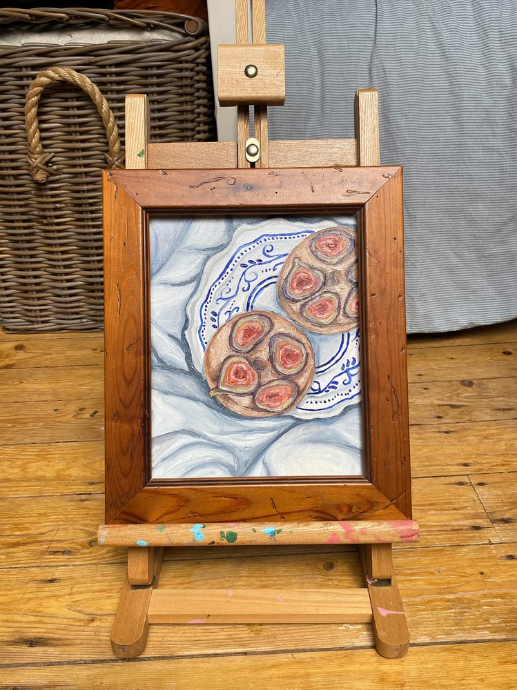 Image of 'Fig bagels' print 