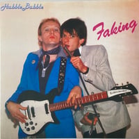 Image 1 of HUBBLE BUBBLE - "Faking" LP (Blue Vinyl)