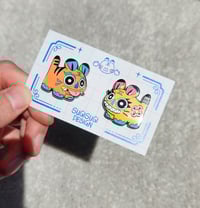 Image 2 of Chinese Tiger Toy Enamel Pin Set