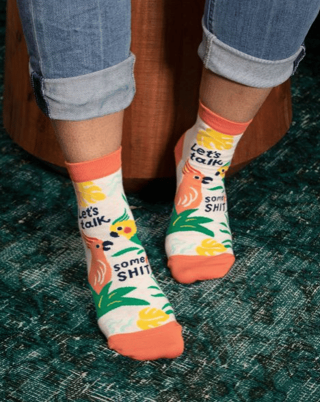 Image of Let's Talk Some Shit Ankle Socks
