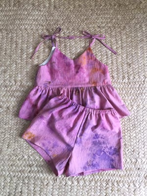 Image of Ice Dyed Summer Set - Popsicle 8/9 years