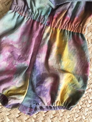 Image of Ice Dyed Ruffle Playsuit - Wildflower 4-5T