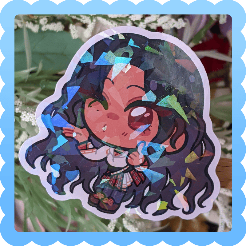 Image of scarle yonaguni ❄️ waterproof vinyl sticker