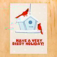 Birdy Holiday Greeting Card