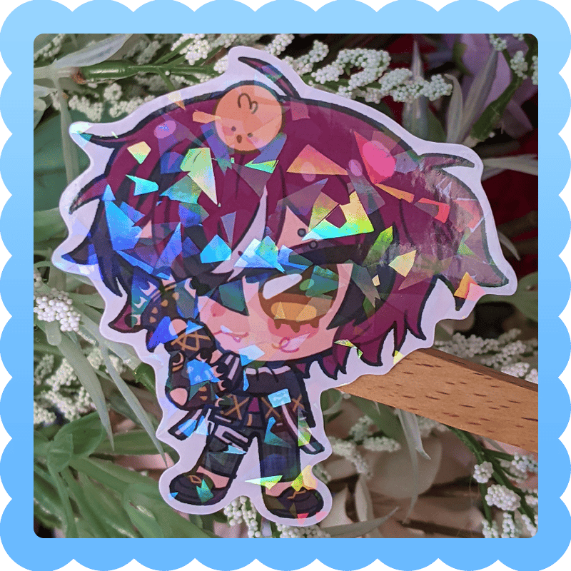 Image of doppio dropscythe ❄️ waterproof vinyl sticker