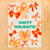 Holiday Bows Greeting Card