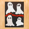 Halloween Ghosts Greeting Card