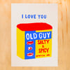 Love Old Guy Greeting Card