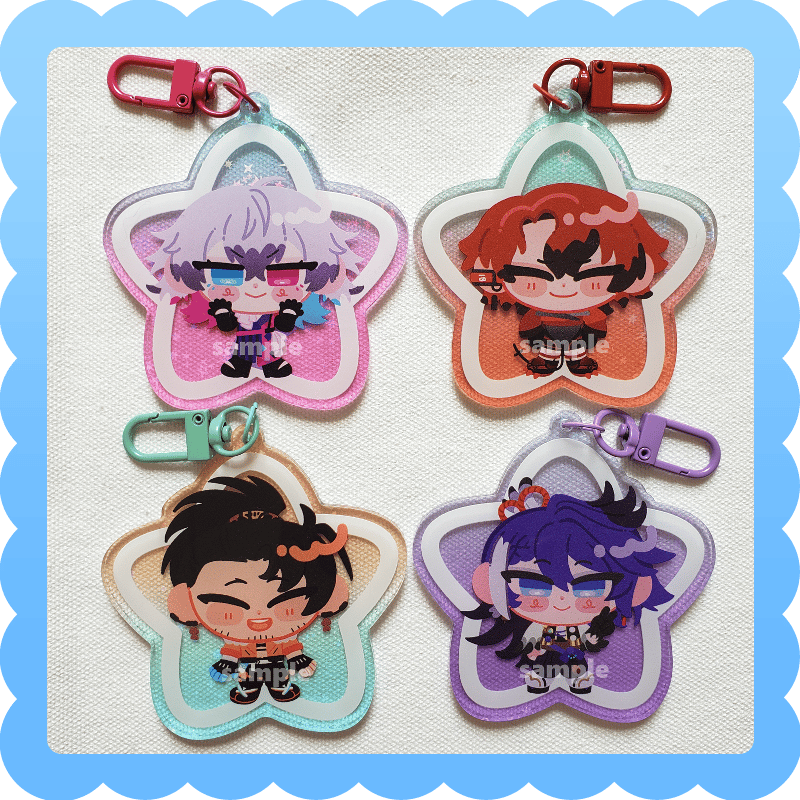 holotempus vanguard ️ holographic acrylic charm jeanini's art shop
