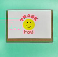 Image 2 of Thank You Smiley (single notecard or box of 6)