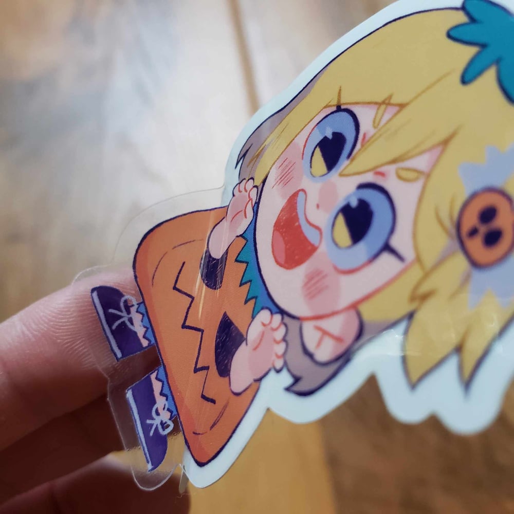 Image of franken-iida ✨ clear waterproof vinyl sticker