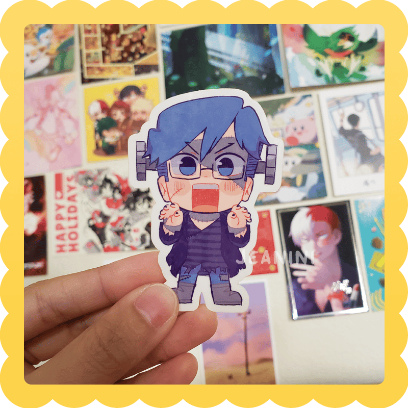 Image of franken-iida ✨ clear waterproof vinyl sticker