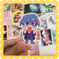 Image 1 of franken-iida ✨ clear waterproof vinyl sticker