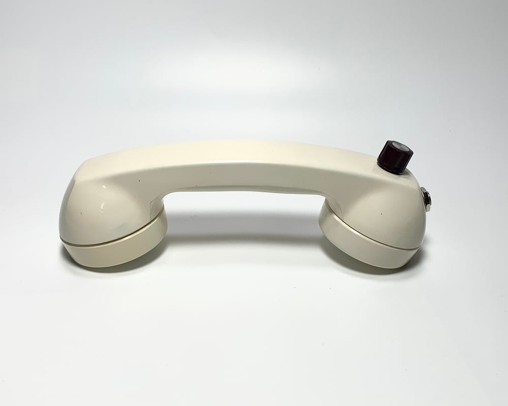 Image of Retro Telephone Microphone (w/ Volume Knob & 1/4" Mono Output) | Circuit Bent Telephone