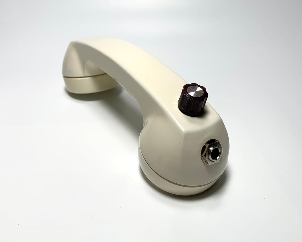 Image of Retro Telephone Microphone (w/ Volume Knob & 1/4" Mono Output) | Circuit Bent Telephone