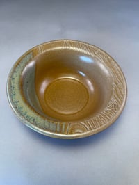 Image 2 of Ice Cream Bowls-Wood Grain Rim (Set of 4) #53 #54 #55 #56