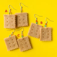 Image 2 of Biscuit Sandwich Earrings