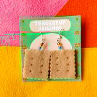Image 1 of Biscuit Sandwich Earrings