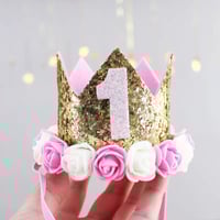Image 2 of Gold Birthday Crown 