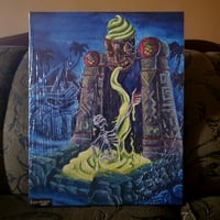 Image 2 of "Dole whip of Doom!" Canvas reprint 