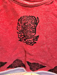 Image 2 of Bison flower crop top