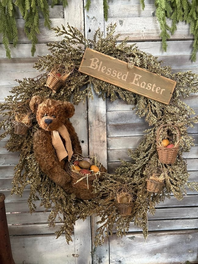 #10- Blessed Easter Wreath