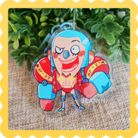 Image 2 of franky ✨ holographic acrylic charm