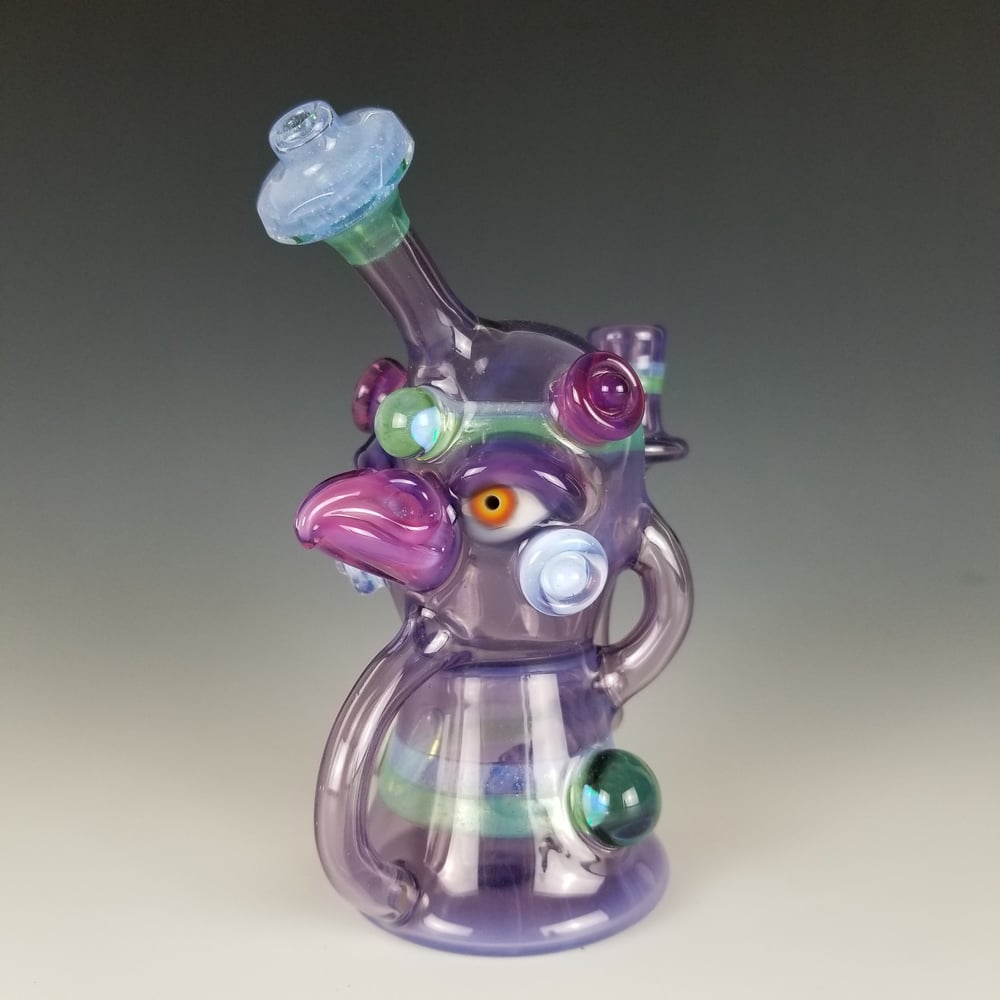 Image of Faceted Backspin Bird Recycler (Sold)